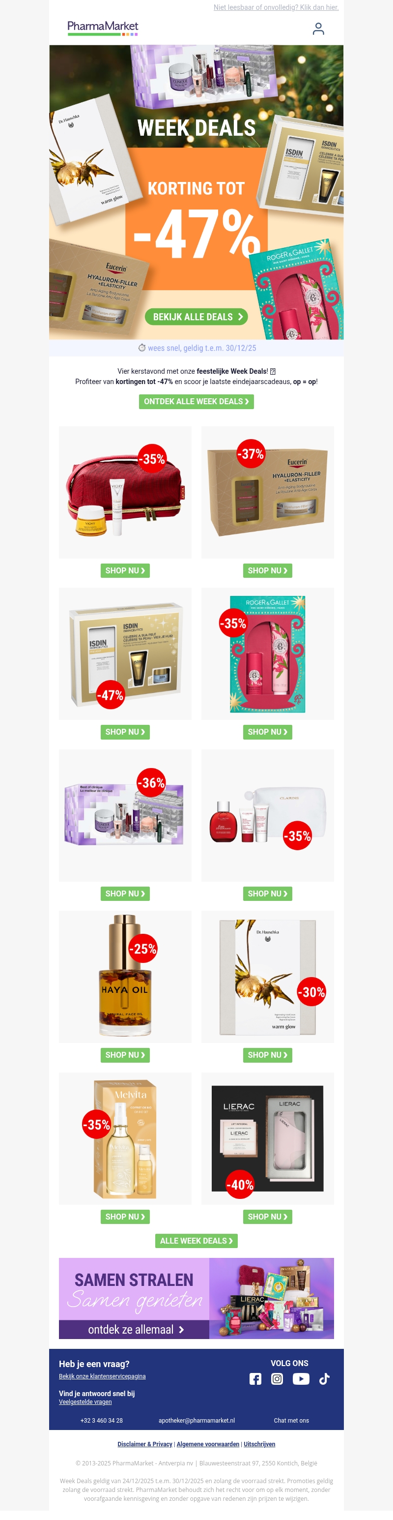 Week Deals Kersteditie: tot -47% π Week Deals Kersteditie: tot -47% π