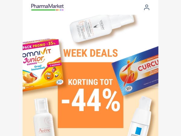 Tot -44%: ontdek de Week Deals