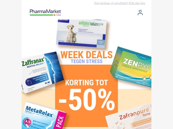 Week Deals: tot -50% tegen stress