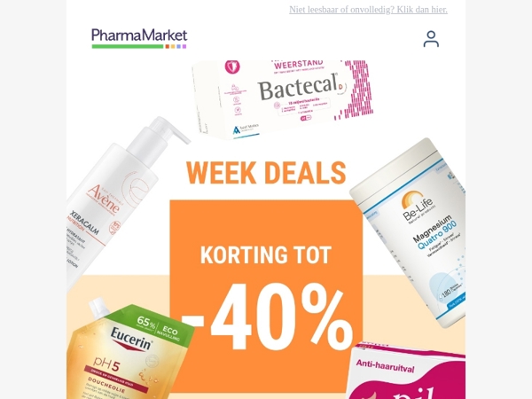 Tot -40%: ontdek de Week Deals