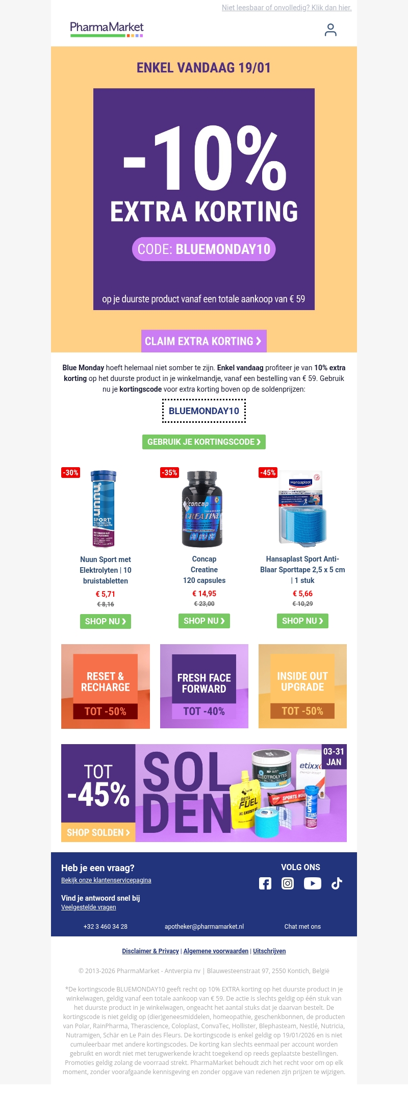 Enkel vandaag: 10% extra korting op je duurste product ๐ Enkel vandaag: 10% extra korting op je duurste product ๐