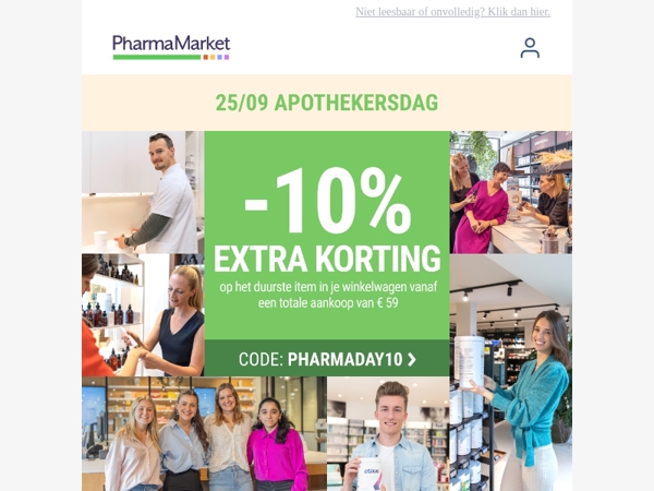 Alleen vandaag: 10% extra korting