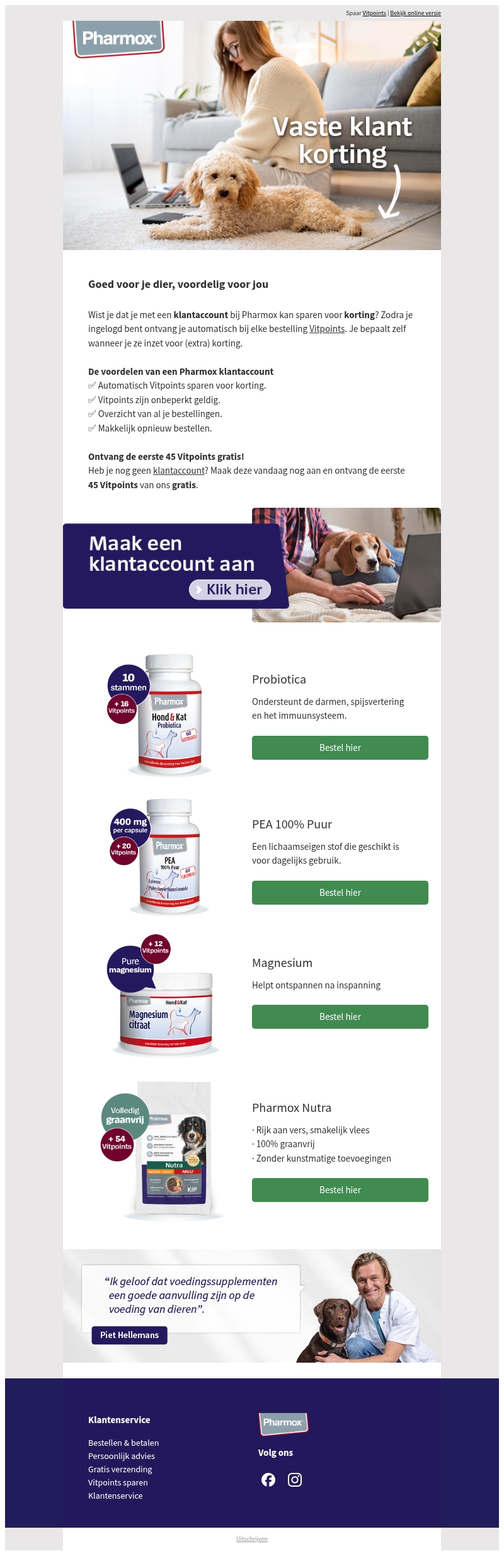 Wist je dat je bij ons kan sparen voor korting? Wist je dat je bij ons kan sparen voor korting?