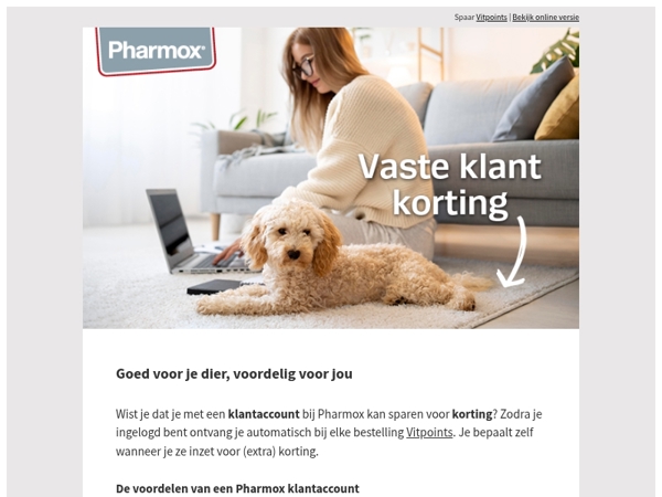 Wist je dat je bij ons kan sparen voor korting?