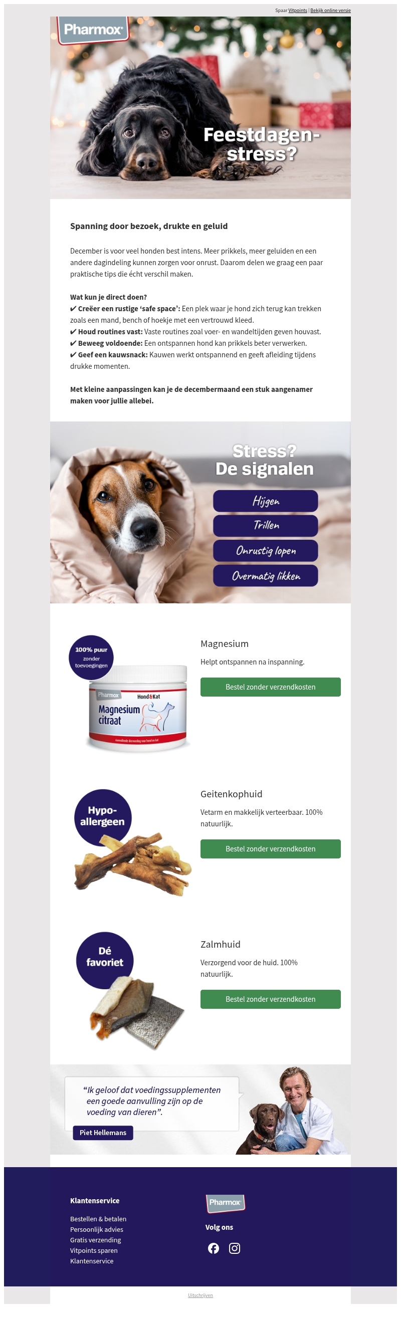 Stress rond de feestdagen? Dit helpt jouw hond direct π§‘ Stress rond de feestdagen? Dit helpt jouw hond direct π§‘