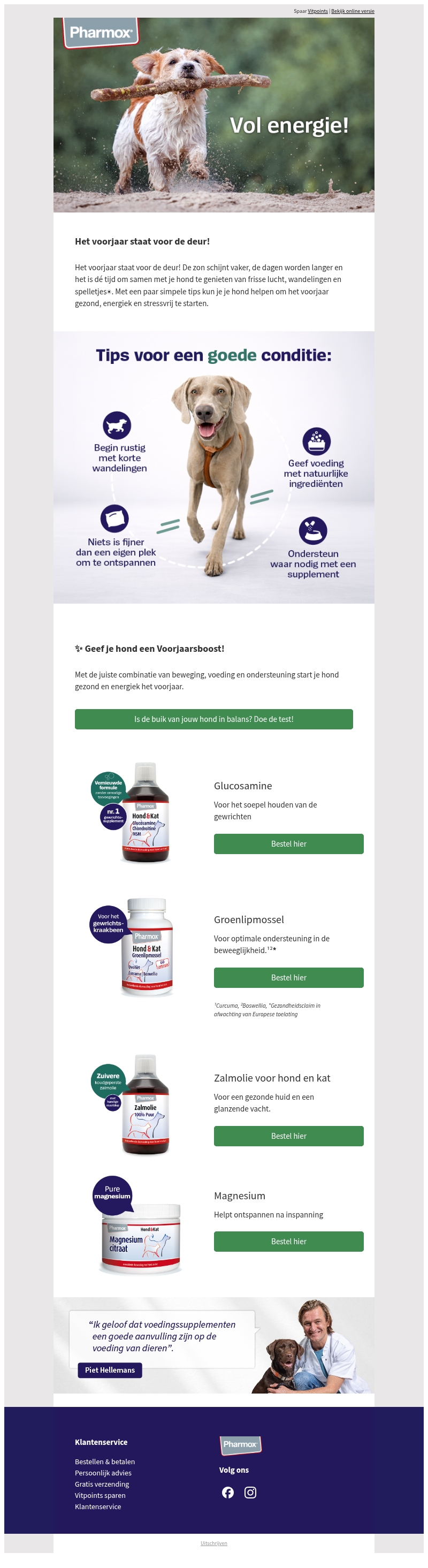 ๐ธ Geef je hond een Voorjaarsboost! Zo start je samen vol energie ๐ธ Geef je hond een Voorjaarsboost! Zo start je samen vol energie