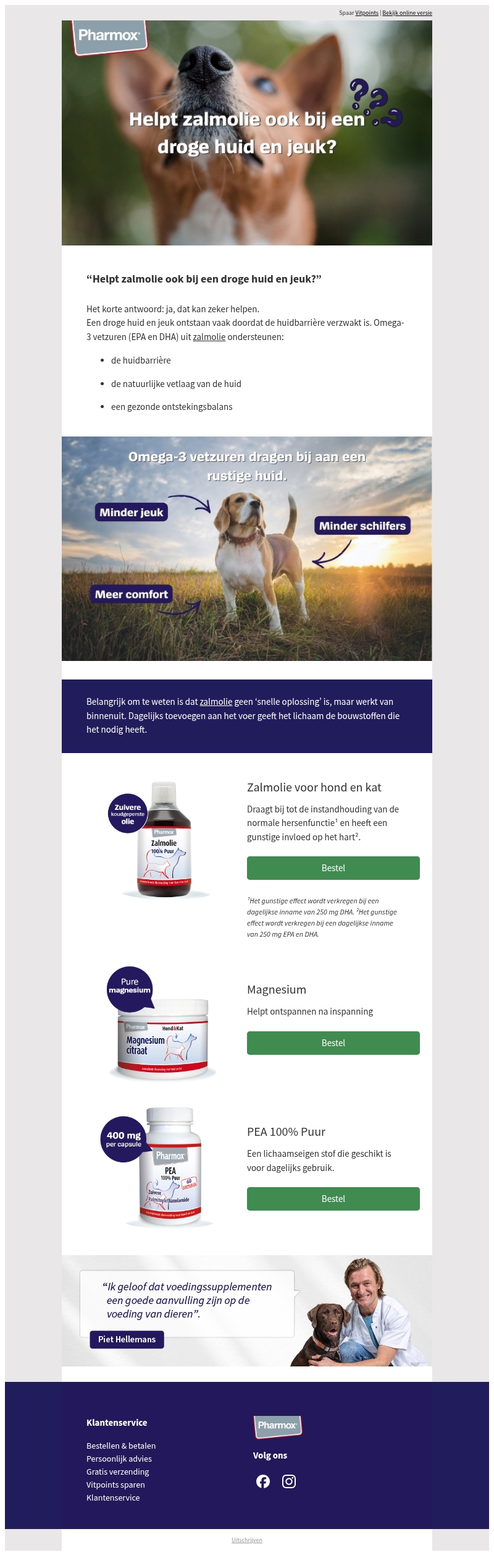 Dit doet omega-3 met de huid van je hond ✨ Dit doet omega-3 met de huid van je hond ✨