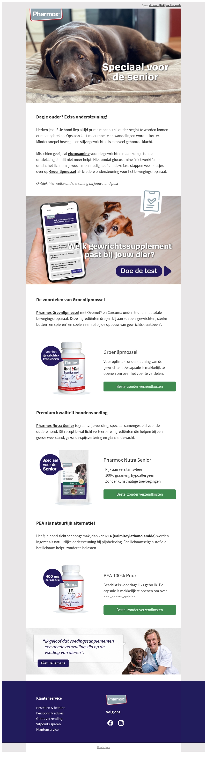Herken je dit? Als Glucosamine niet meer volstaat Herken je dit? Als Glucosamine niet meer volstaat
