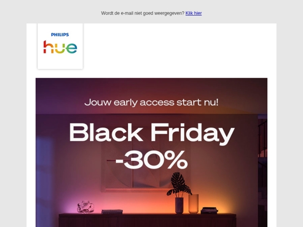 🗝️ Early access 🔓 Black Friday 30% korting