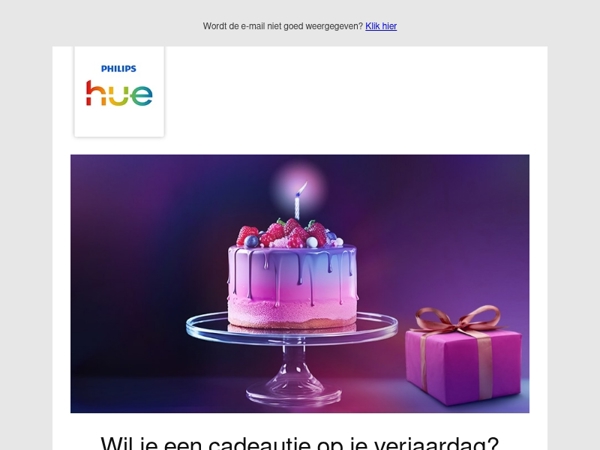 🎁 We hebben een verjaardagscadeautje voor je! 