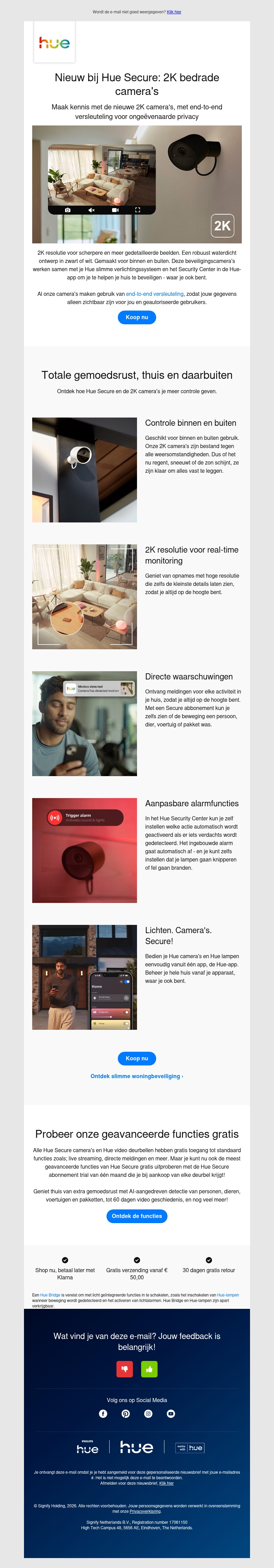 Maak kennis met de nieuwe 2K camera's - het scherpe oog voor jouw huis Maak kennis met de nieuwe 2K camera's - het scherpe oog voor jouw huis