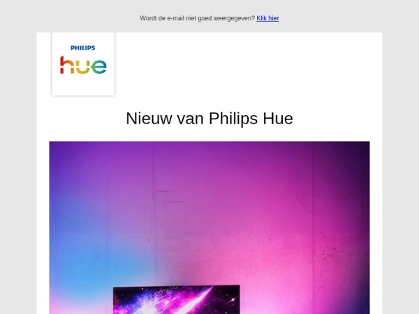 💡Nieuw van Philips Hue💡Nu beschikbaar!