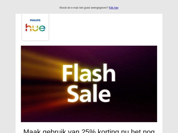 ⏰ Er staat 25% korting voor je klaar…