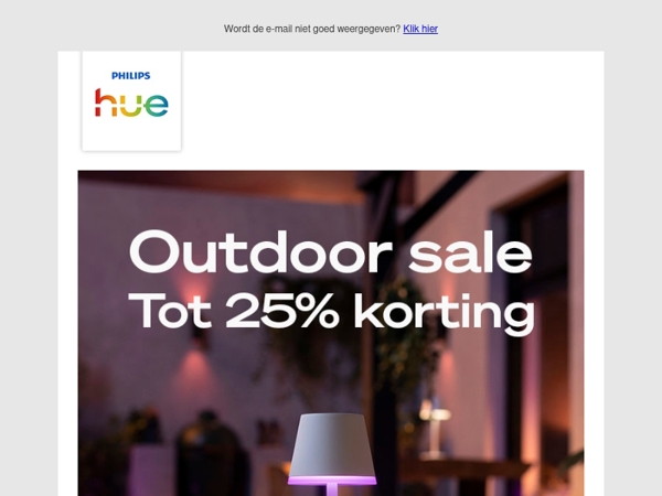 ⏰ laatste dag! Tot 25% korting op buitenverlichting