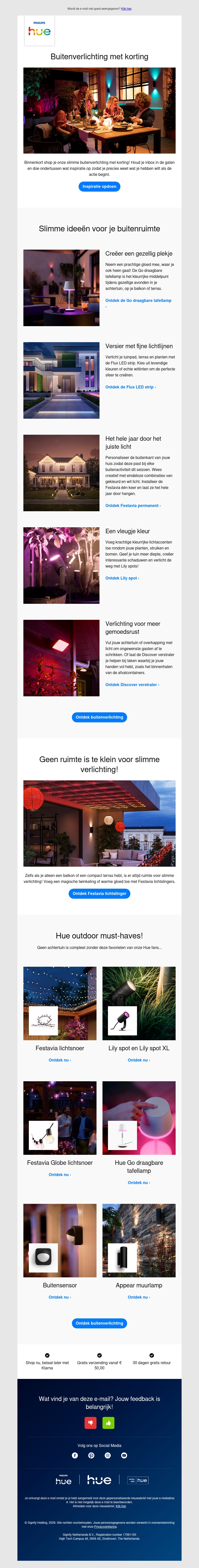 Binnenkort: Buitenverlichting met korting! Binnenkort: Buitenverlichting met korting!