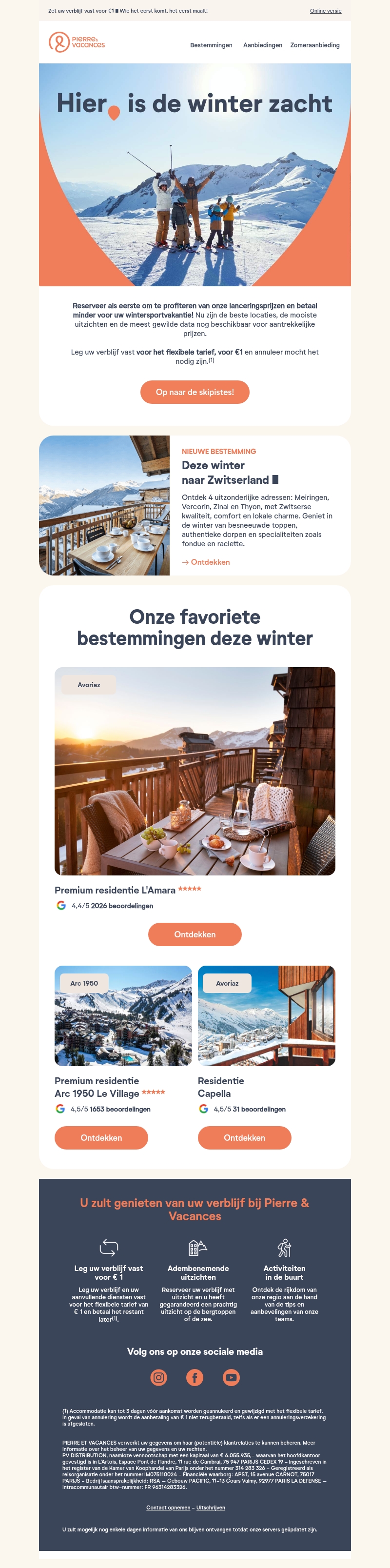 ❄️ Winter 2027: u kunt nu boeken! ❄️ Winter 2027: u kunt nu boeken!