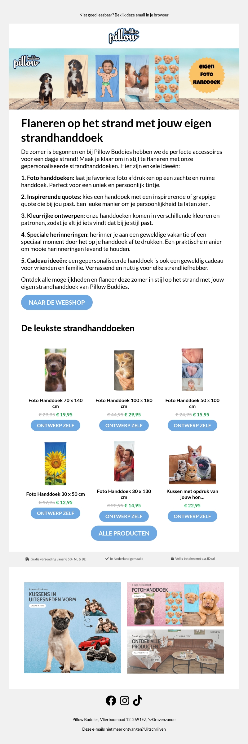 Flaneren op het strand met jouw eigen strandhanddoek Flaneren op het strand met jouw eigen strandhanddoek