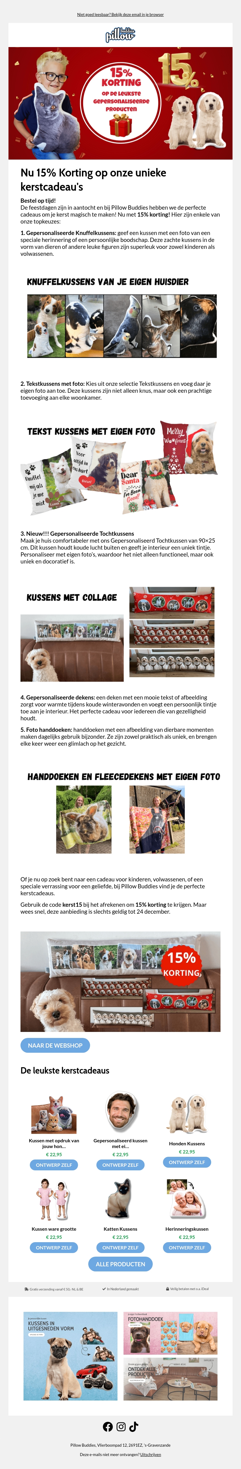 Maak de feestdagen magisch met onze kerstcadeau's Maak de feestdagen magisch met onze kerstcadeau's