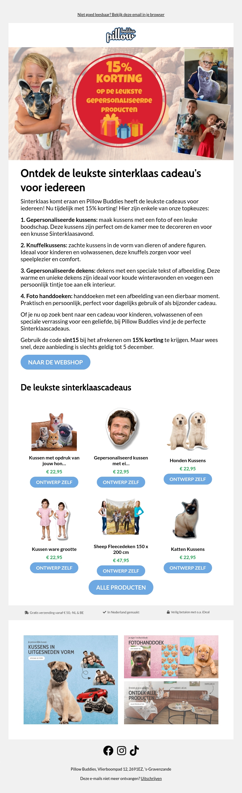 Ontdek de leukste sinterklaas cadeau's voor iedereen Ontdek de leukste sinterklaas cadeau's voor iedereen