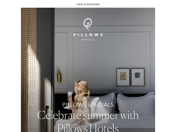 Celebrate summer at Pillows Hotels