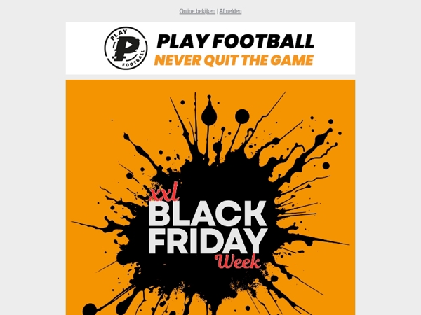 Onze XXL Black Friday Week is begonnen