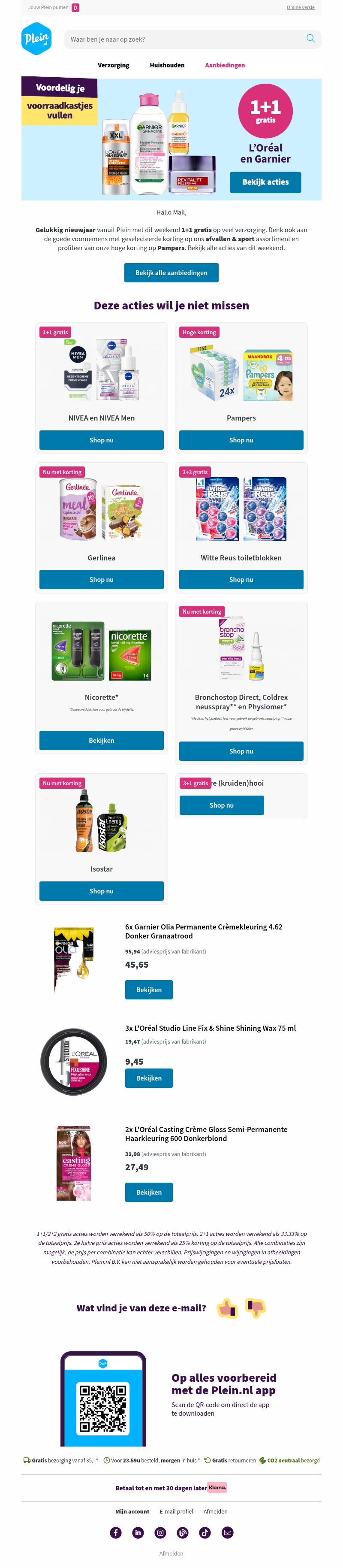Weekenddeals voor jouw goede voornemens🌟 Weekenddeals voor jouw goede voornemens🌟