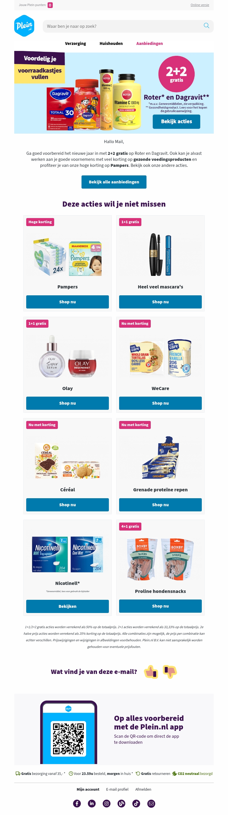 Deze week 2+2 gratis op Roter en Dagravit🌱 Deze week 2+2 gratis op Roter en Dagravit🌱