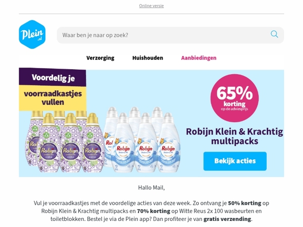 De acties van deze week wil je niet missen Mail 🔥