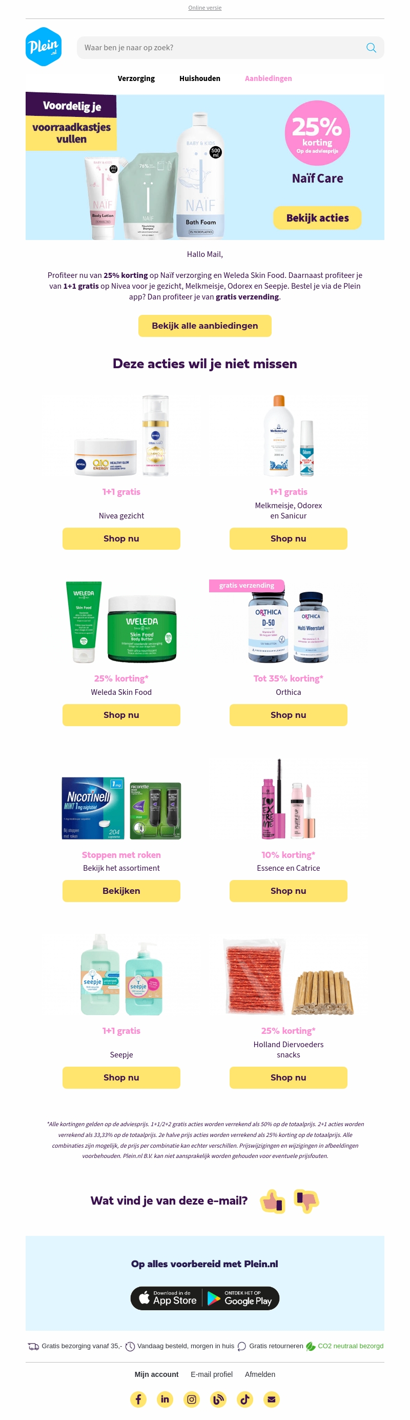 Profiteer van 1+1 op Nivea, Odorex en meer Profiteer van 1+1 op Nivea, Odorex en meer