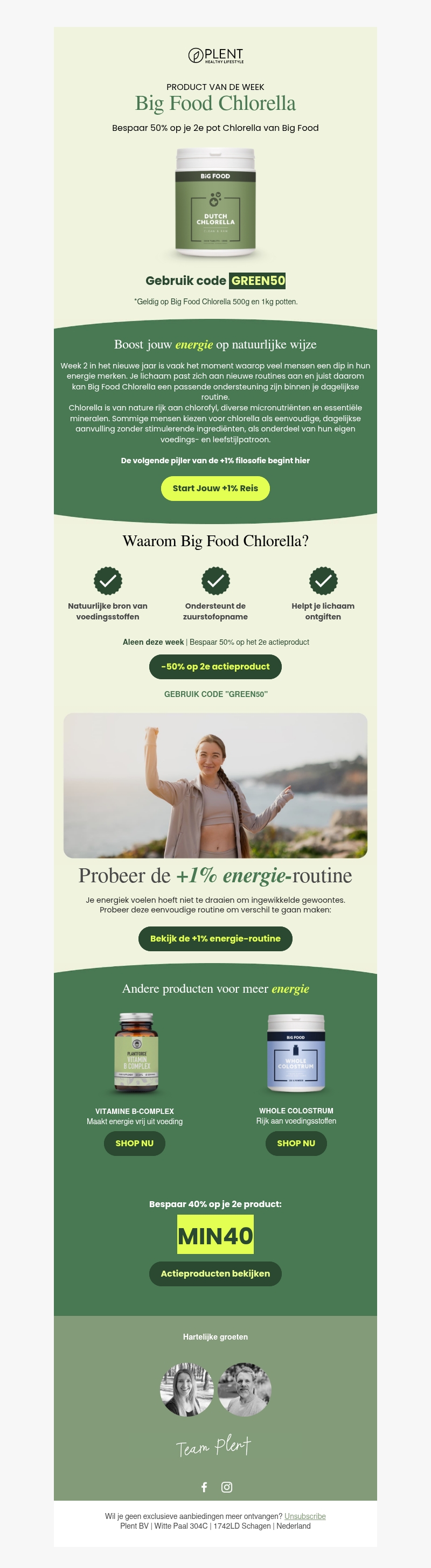 Product vd week: -50% op 2e Chlorella Product vd week: -50% op 2e Chlorella
