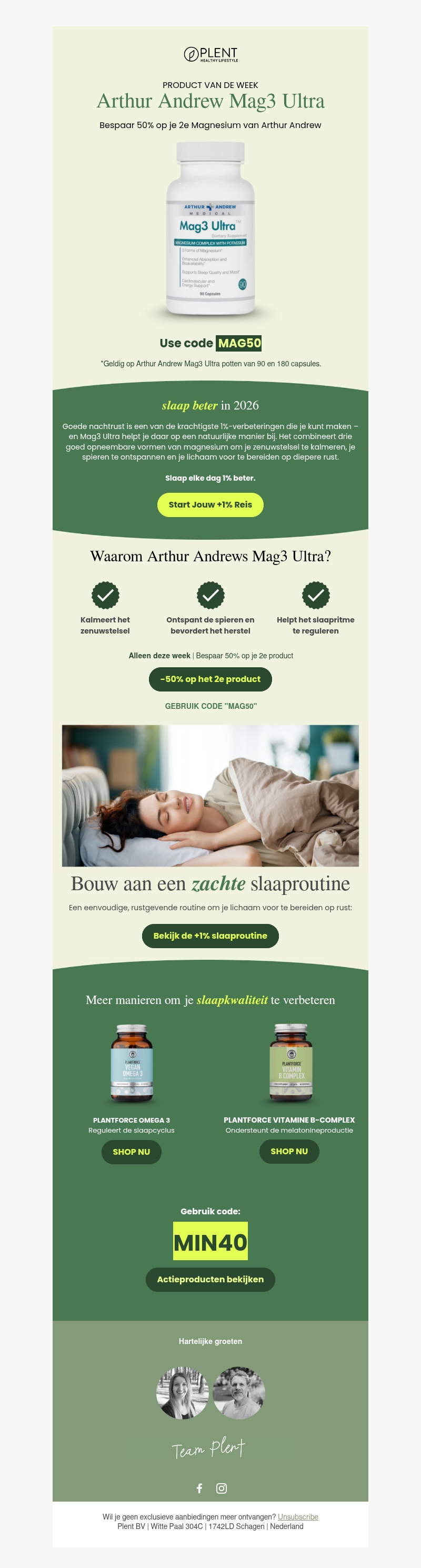 Product vd week: 50% korting op 2e Magnesium van Arthur Andrew Product vd week: 50% korting op 2e Magnesium van Arthur Andrew