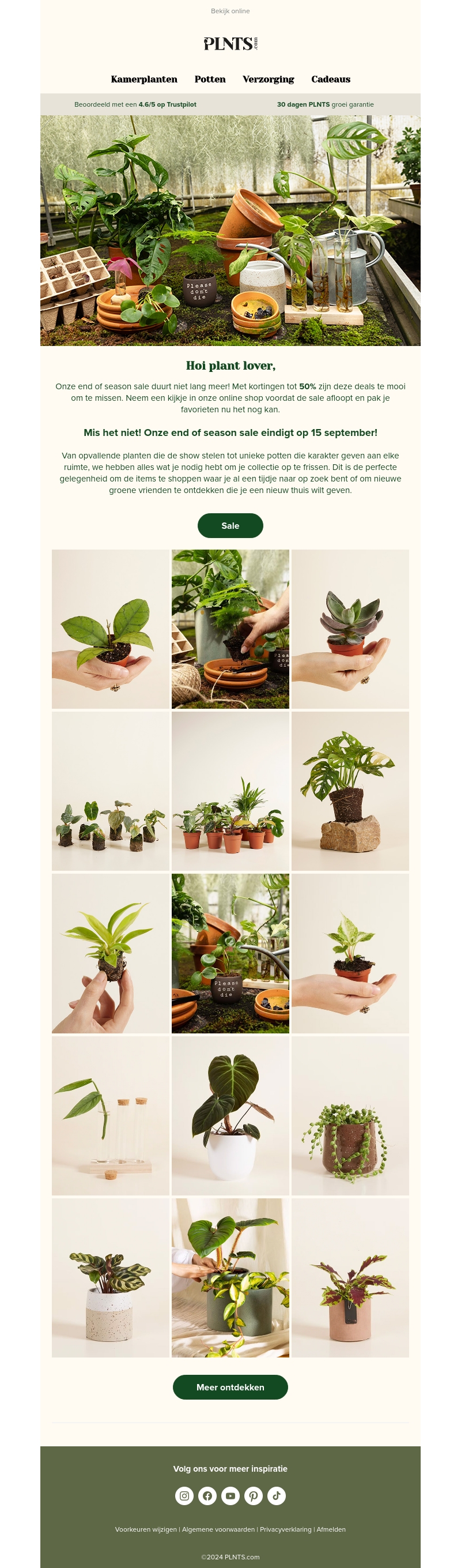 ⏰ Laatste kans om veel te besparen: End of season sale! ⏰ Laatste kans om veel te besparen: End of season sale!