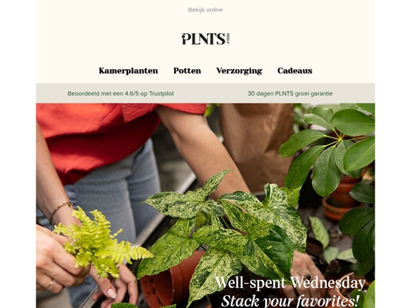 Well-spent Wednesday: tot 20% korting op alles 🙌