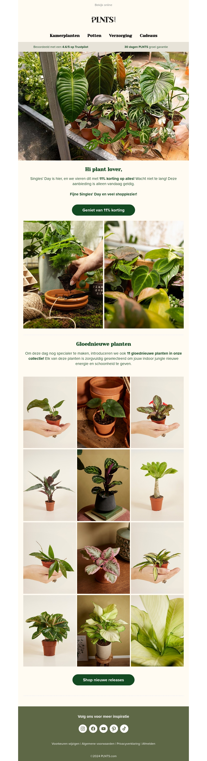 Vier Singles' Day met 11% korting op alles! π± Vier Singles' Day met 11% korting op alles! π±