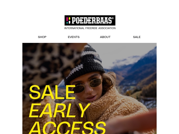 Early access to our SALE! 🚀