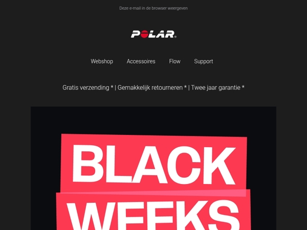 Black Weeks officieel geopend 🔥
