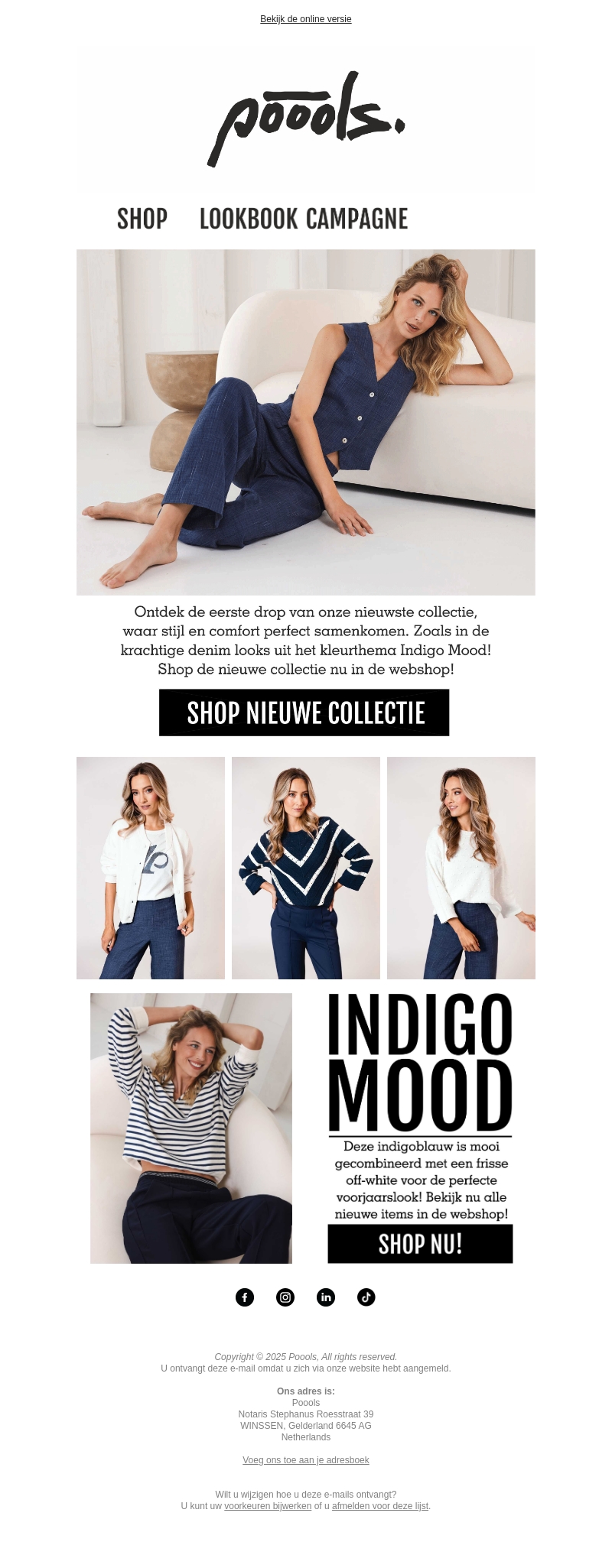 Bekijk nu onze nieuwe voorjaars items voor '25 Bekijk nu onze nieuwe voorjaars items voor '25