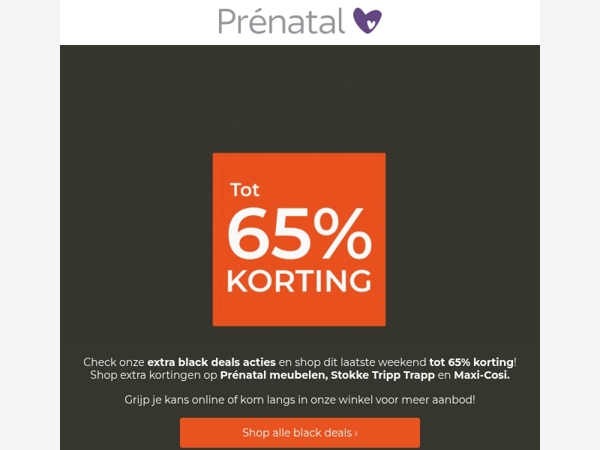 Black Friday is here 🛍️🖤 30% korting op álle fashion & meer