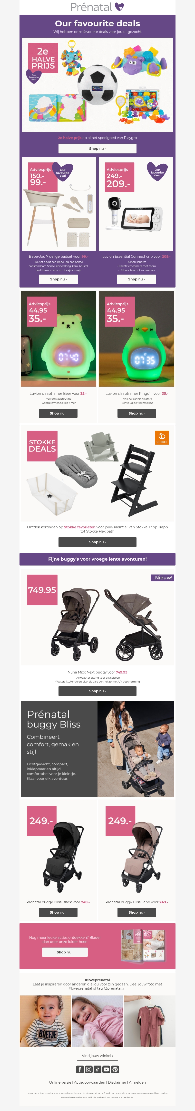 Ontdek onze favoriete deals, speciaal voor jou 💜 Ontdek onze favoriete deals, speciaal voor jou 💜