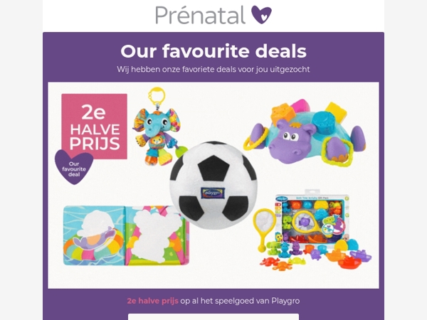 Ontdek onze favoriete deals, speciaal voor jou 💜