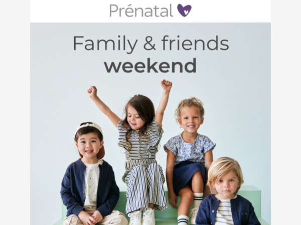 Yay! Family & friends weekend in onze megastores 💜