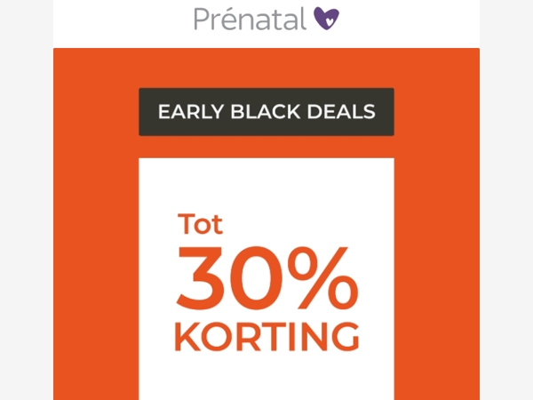Mail, tijd om je favoriete early black deals te shoppen ✨