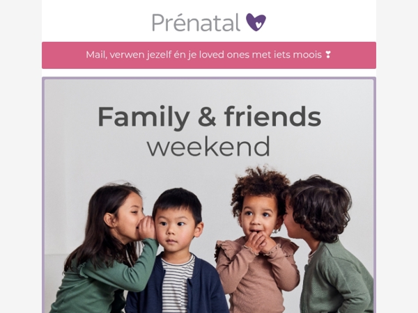 Pssst… een unieke code voor jou én je loved ones 💜