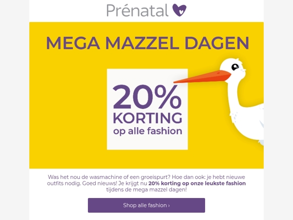 Say less, just add to cart​ 🛍️ 20% korting op ALLE fashion!