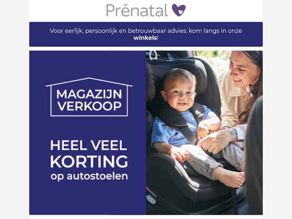 Zin in een goede deal? Ons magazijnverkoop loopt nog 💙
