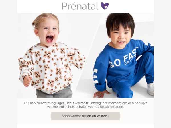 Het is warme truiendag!