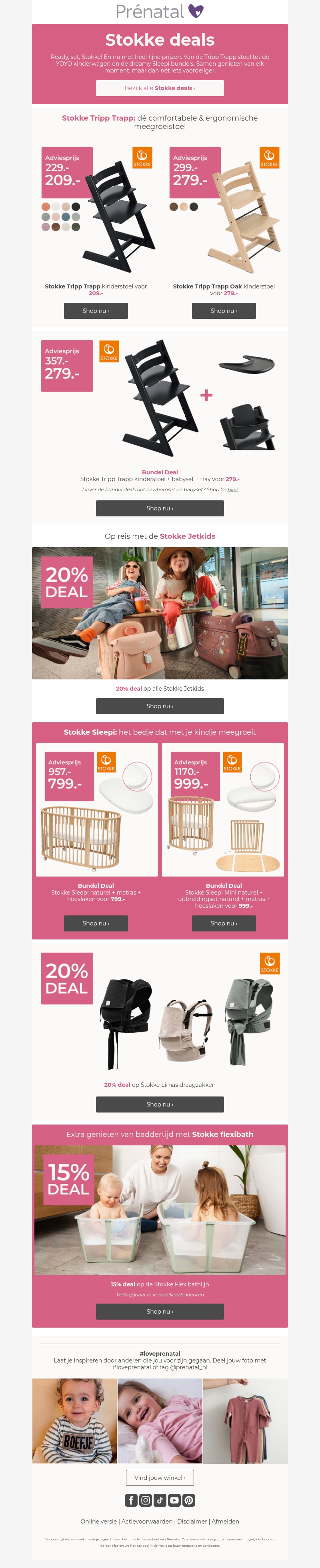 Stokke deals speciaal voor jou, Mail Stokke deals speciaal voor jou, Mail
