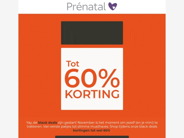 Black deals zijn hier 🖤 Tot 60% korting