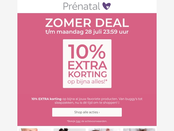 Let’s gooo 😍 10% EXTRA korting op bijna ALLES