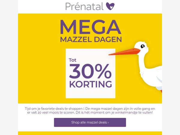 Deal alert ⚠️ Prénatal buggy Elin alléén vandaag voor 49.-